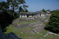 North Group at Palenque Ruins - palenque mayan ruins,palenque mayan temple,mayan temple pictures,mayan ruins photos